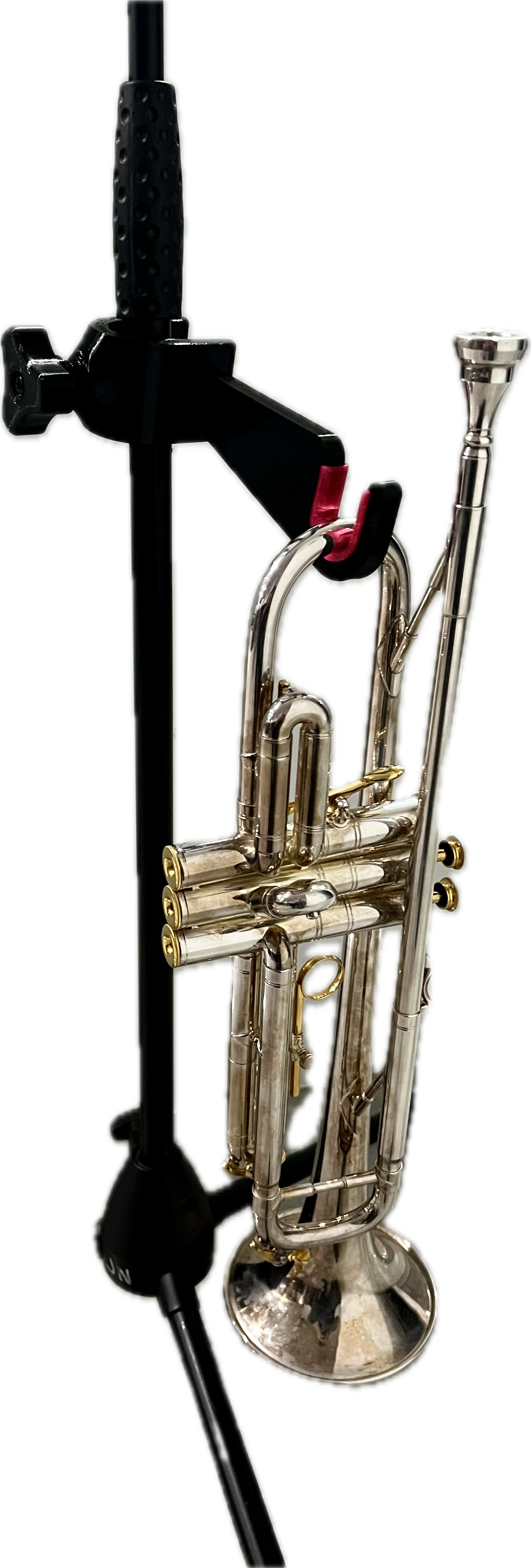 Trumpet music stand hook