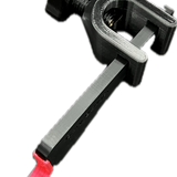 Trumpet music stand hook, installed view